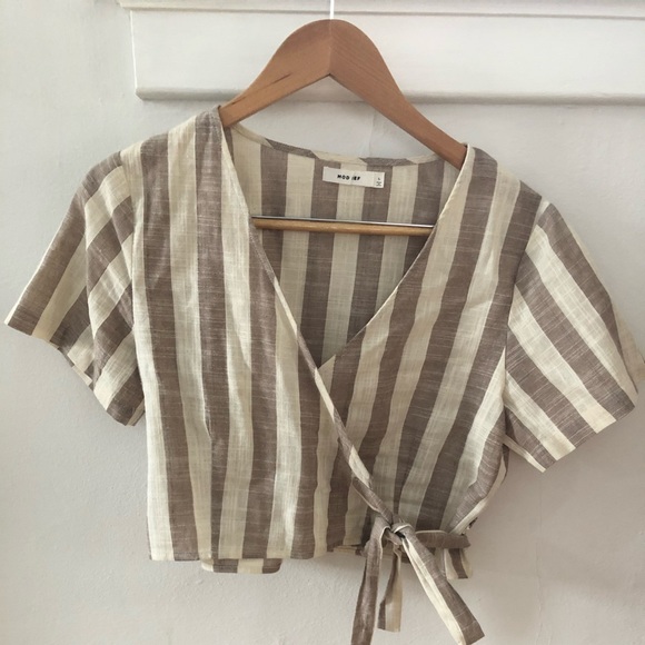 Trailing rose goods Tops - Trailing Rose Goods Wrap Top